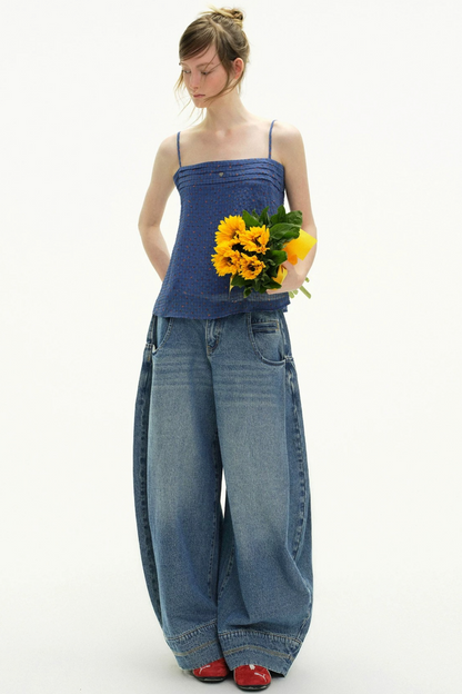 Jean taille haute Echo en denim