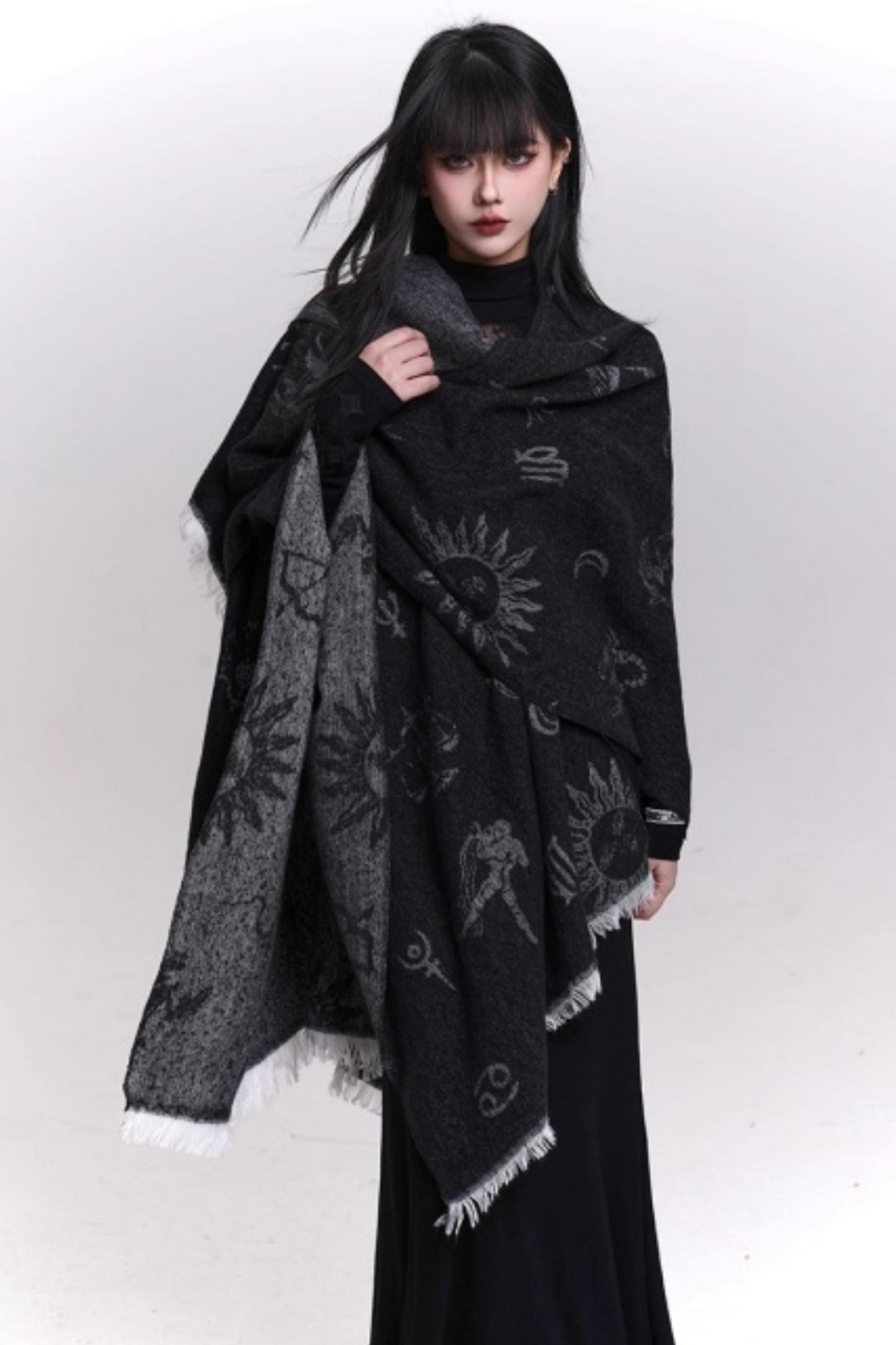 Ghost Girl Christmas Shawl