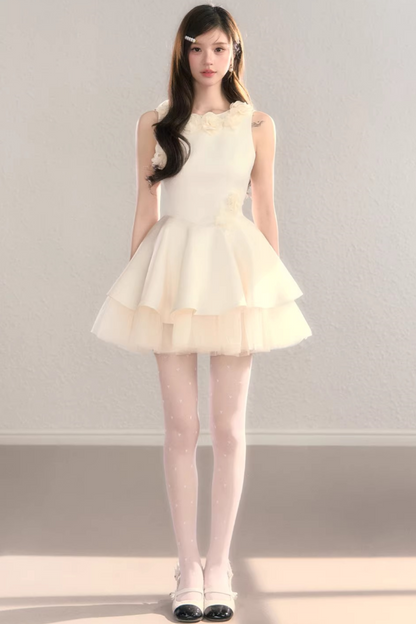 Three-Dimensional Floral Dress