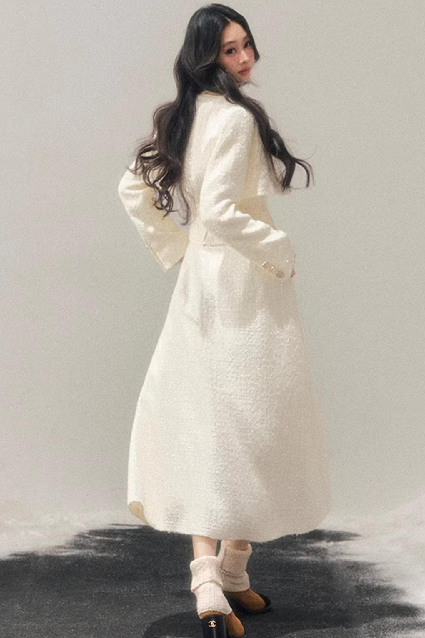 Chanel Wool Coat Skirt Set-Up