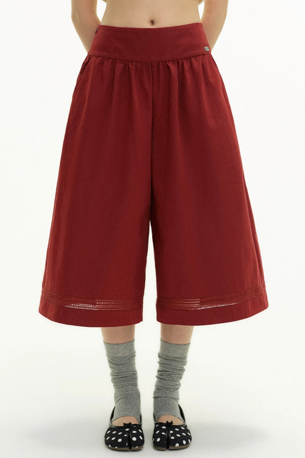Glazed Sea Island Cropped Pants