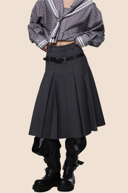 Vintage Pleated Summer Skirt