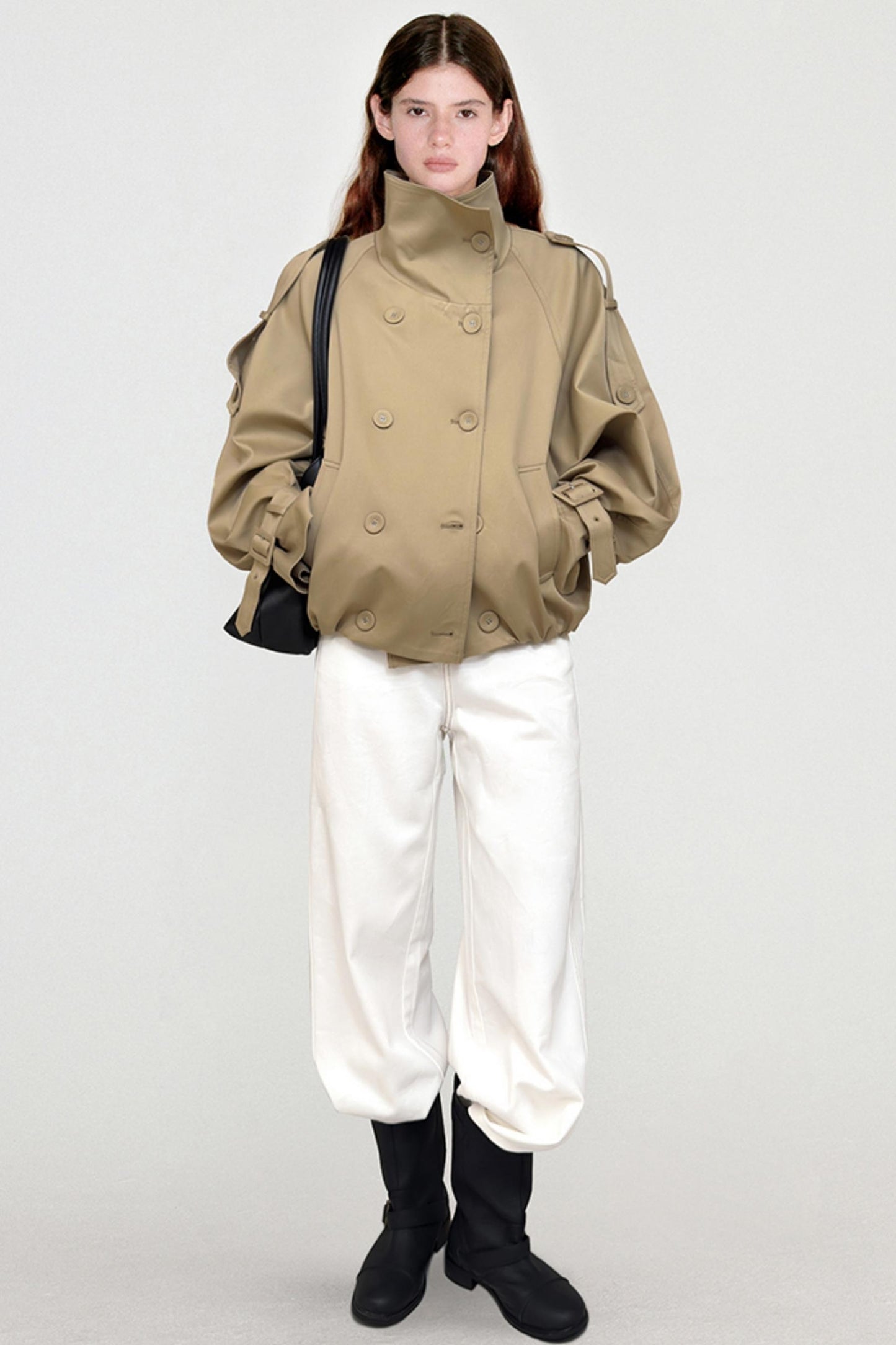 Classic Double-Breasted Trench Coat