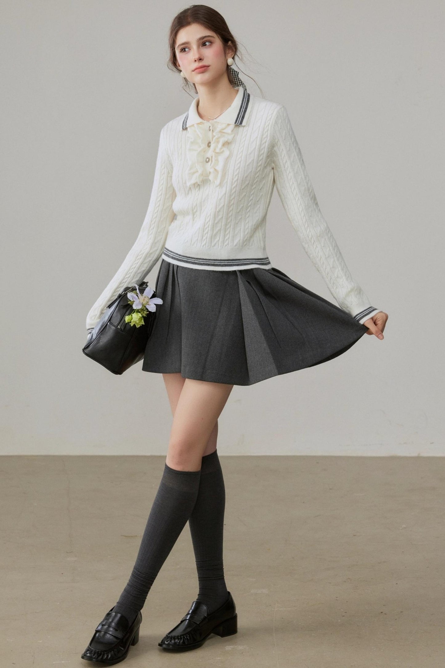 Lapel Winter Sweater