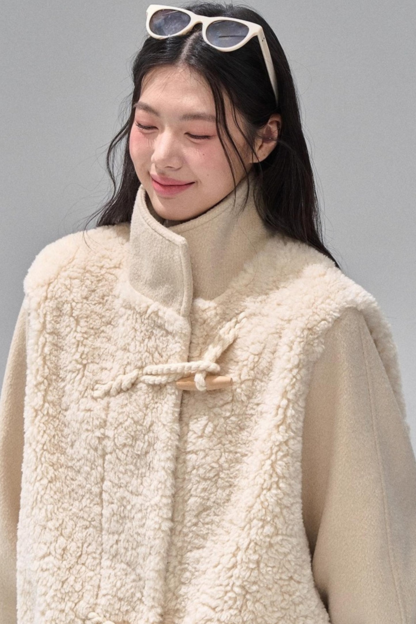 Toggle Button Woolen Coat