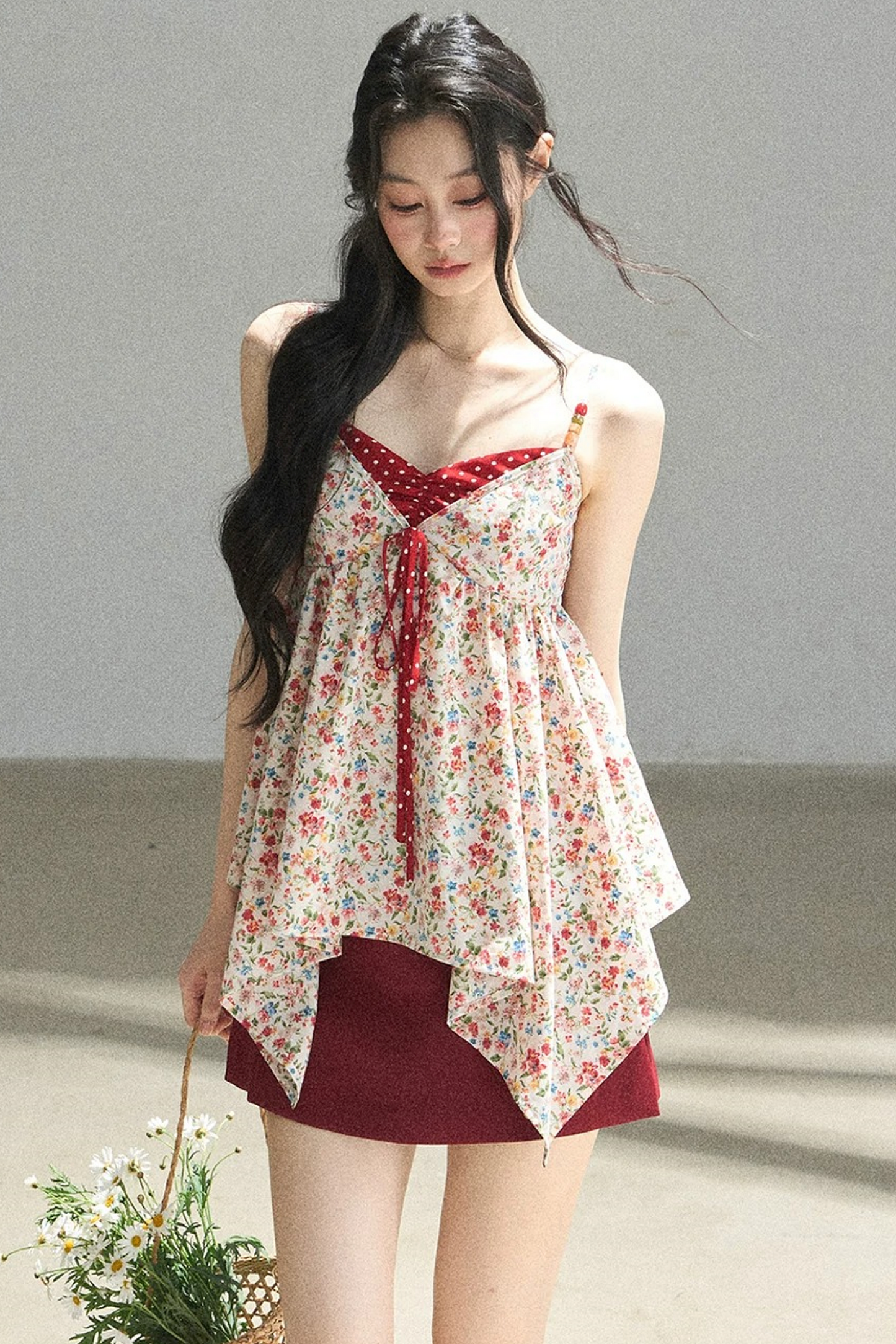 Fragments of Berries Floral Top