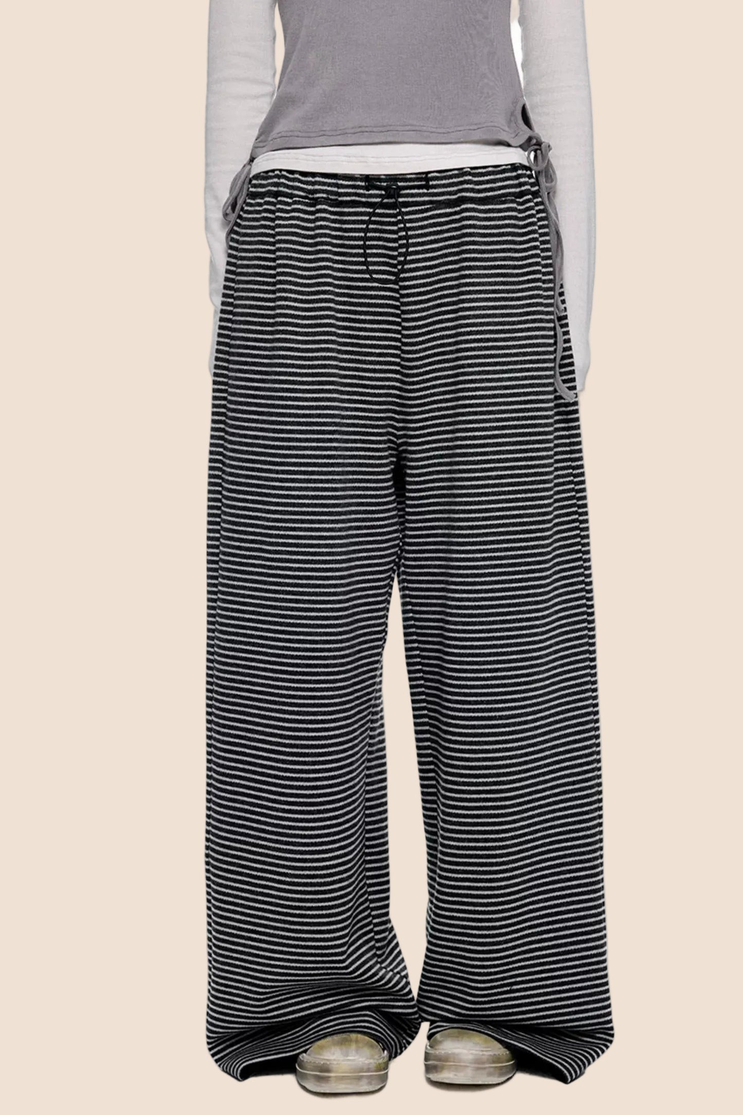 Devil Striped Hooded Jacket Set-Up