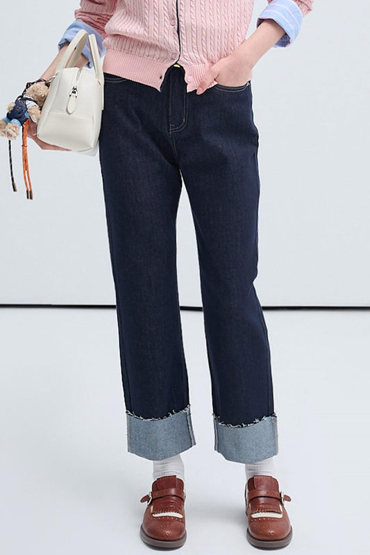 Straight-Leg Commuter Jeans