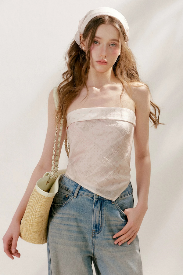 Tencel Linen Asymmetrical Top