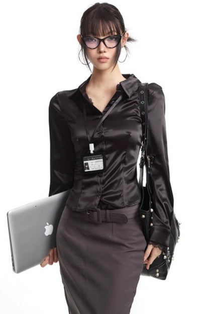 Black Slim-Fit Polo Shirt