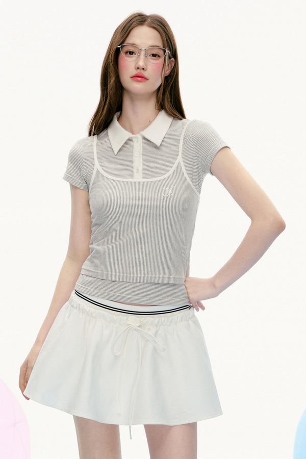 Short Sleeve Fitted Polo Shirt