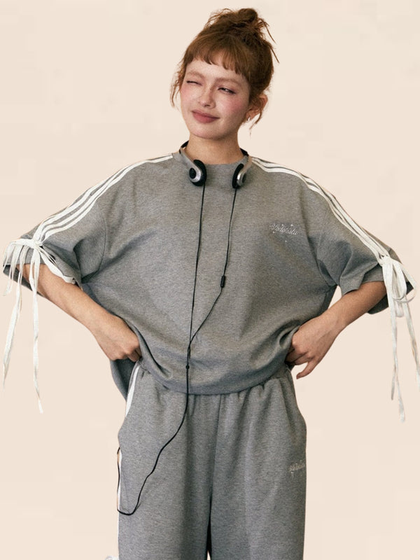 Cropped Pants Two-Piece Set-Up