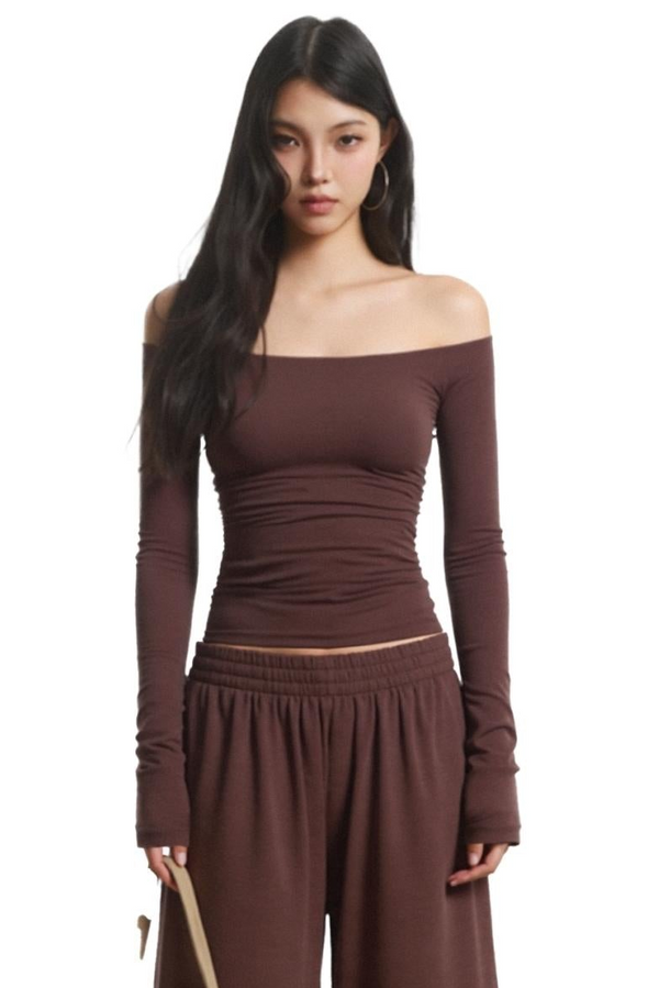 Lazy Knitted Long Sleeve Base Top Set-Up