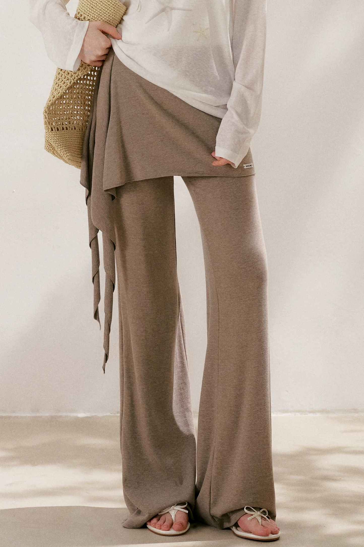 Sportique Wrap Flared Pants