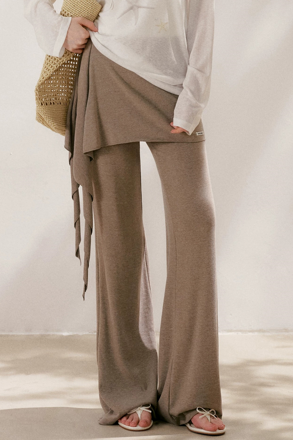 Sportique Wrap Flared Pants