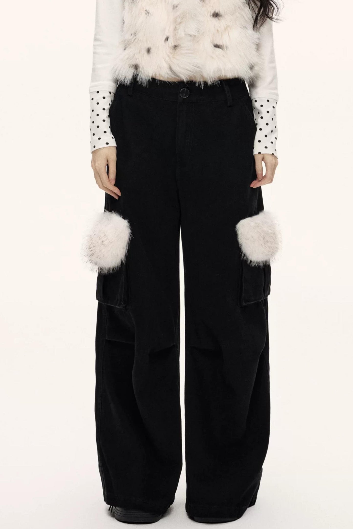 Dark Night Wide-Leg Pants