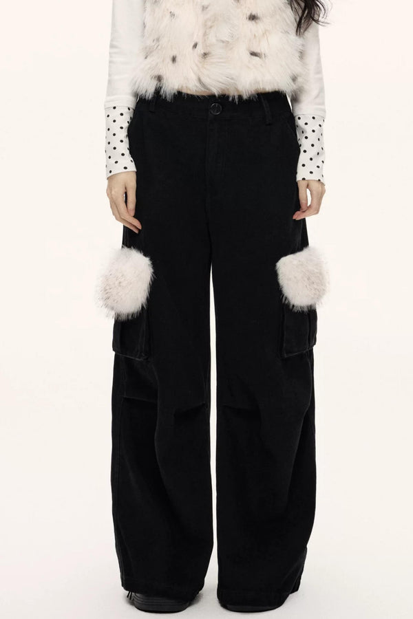 Dark Night Wide-Leg Pants