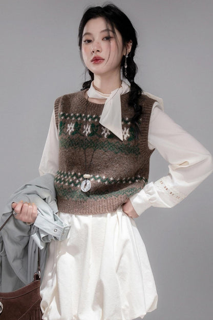 Efficiency Diamond Plaid Vest