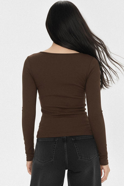 Retro Lace Knitted Top