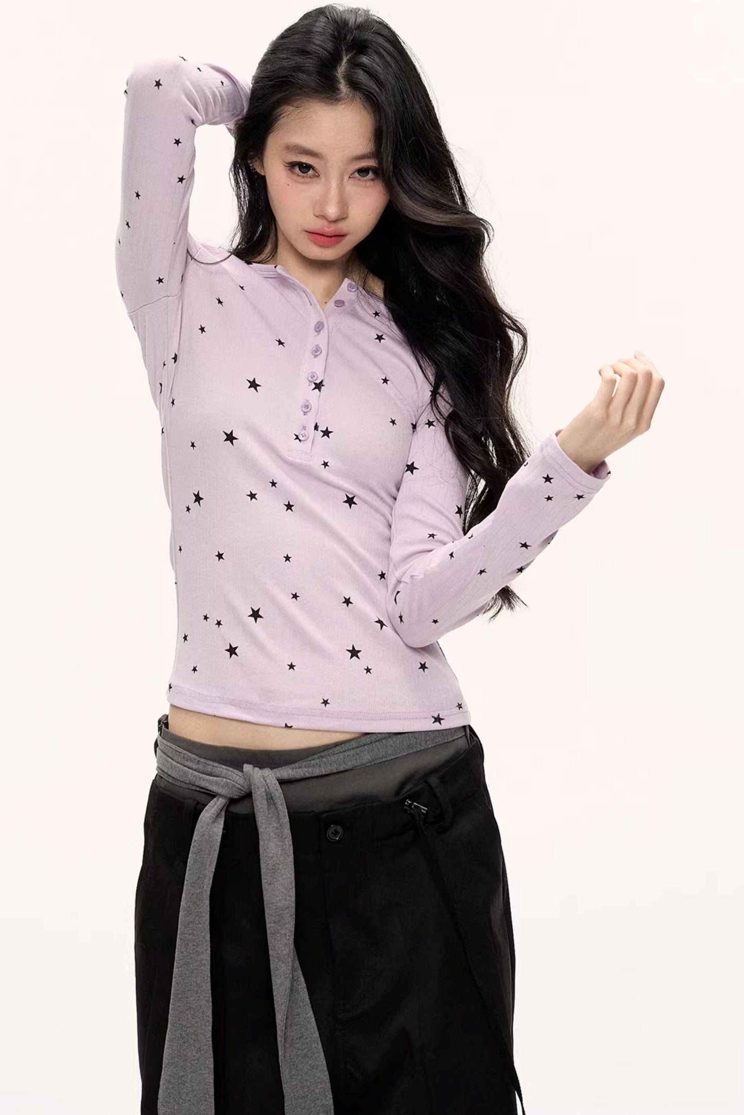 Hot Girl Lace-Up Cargo Pants