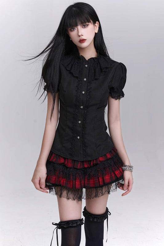 Gothic Ghost Black Shirt