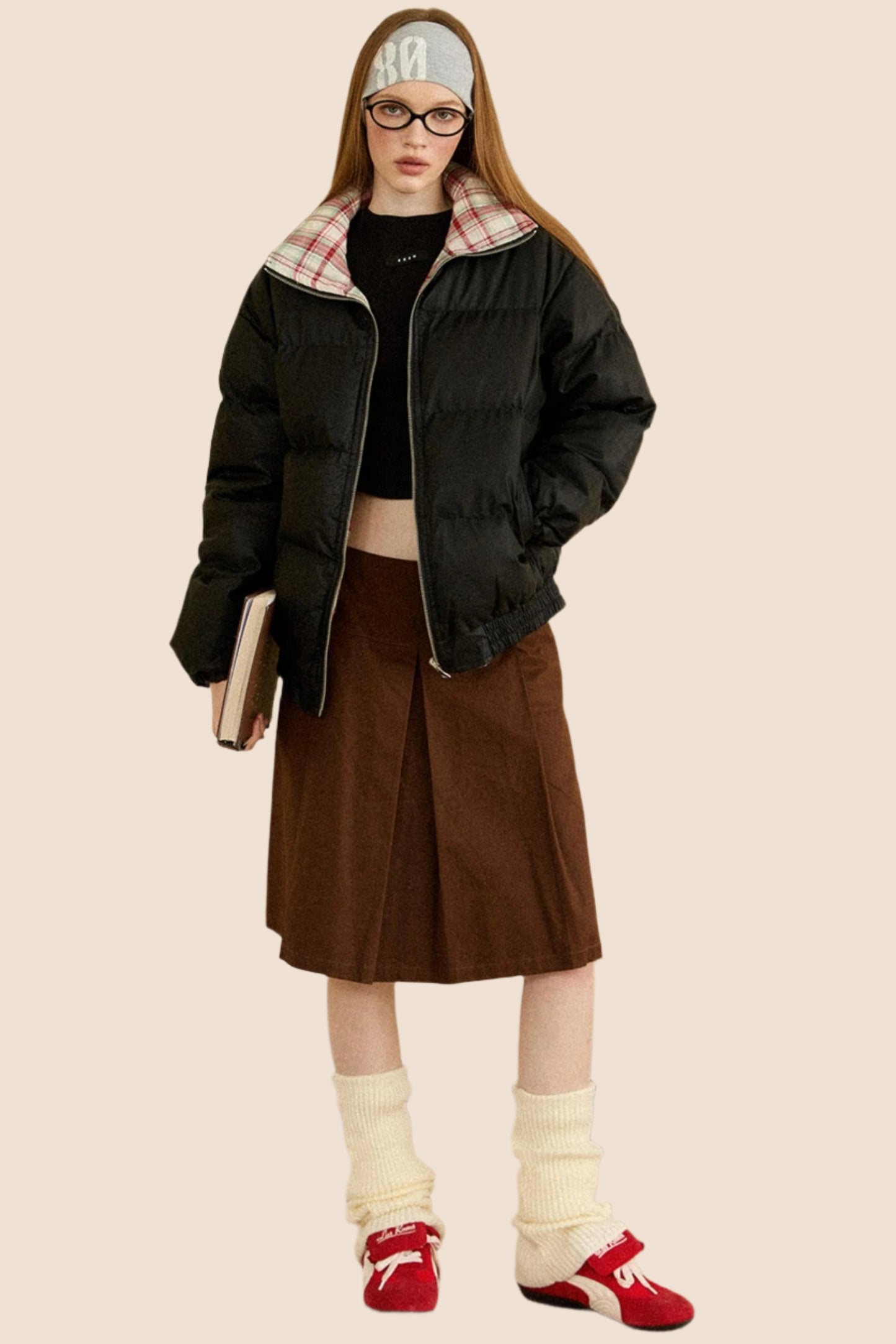 Retro Warm Reversible Winter Jacket