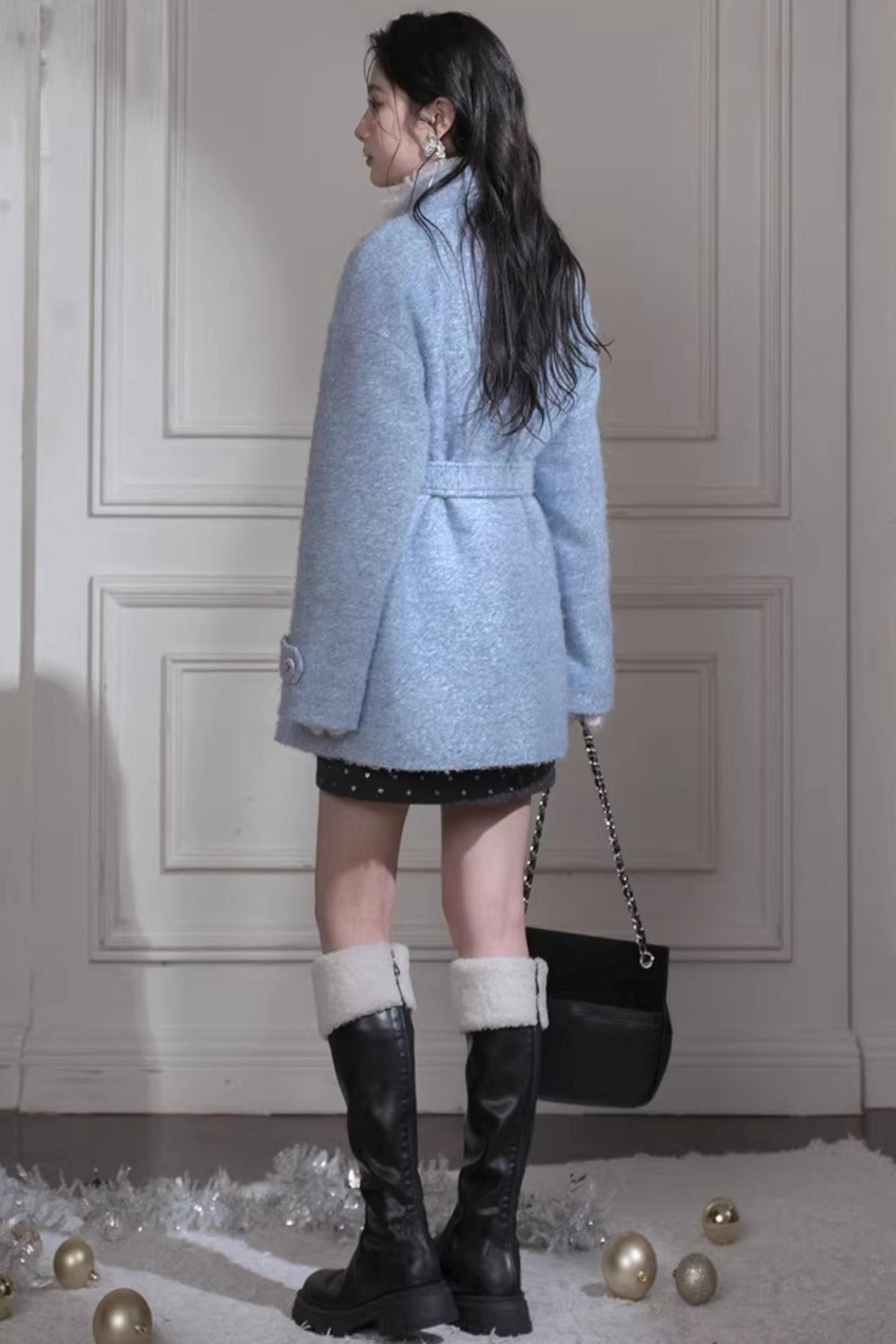 Blue Island Wool Coat