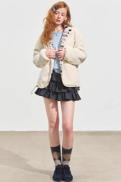 Polar Fleece Jacquard Jacket Set-Up