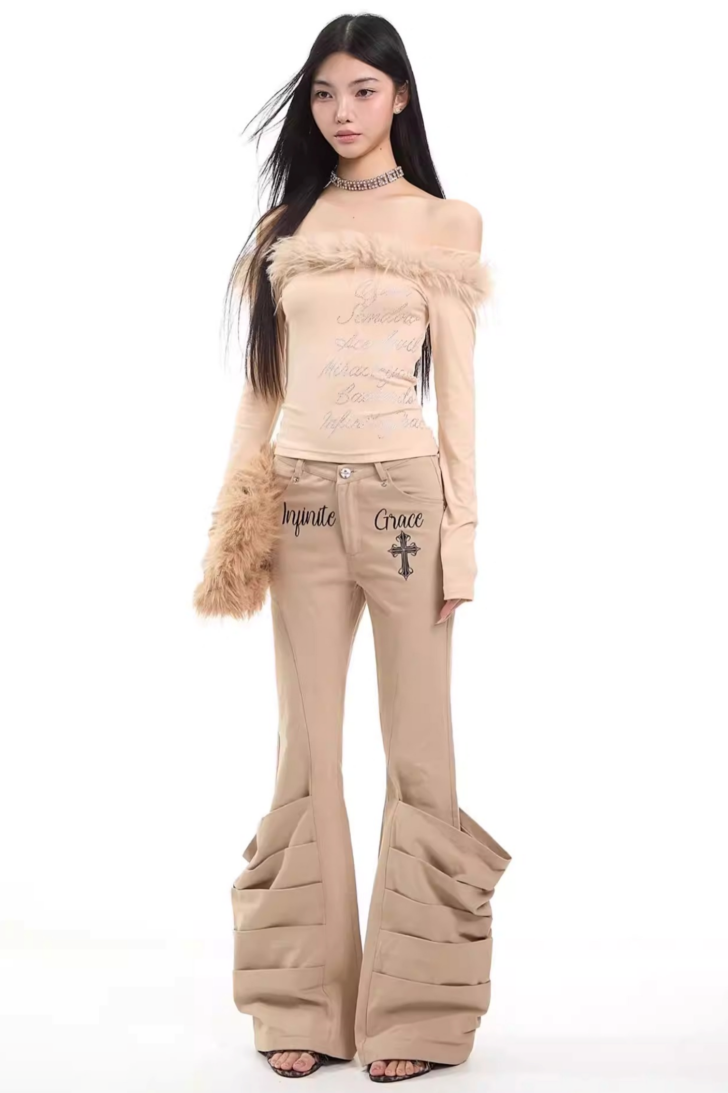 Pantalon évasé American Vintage