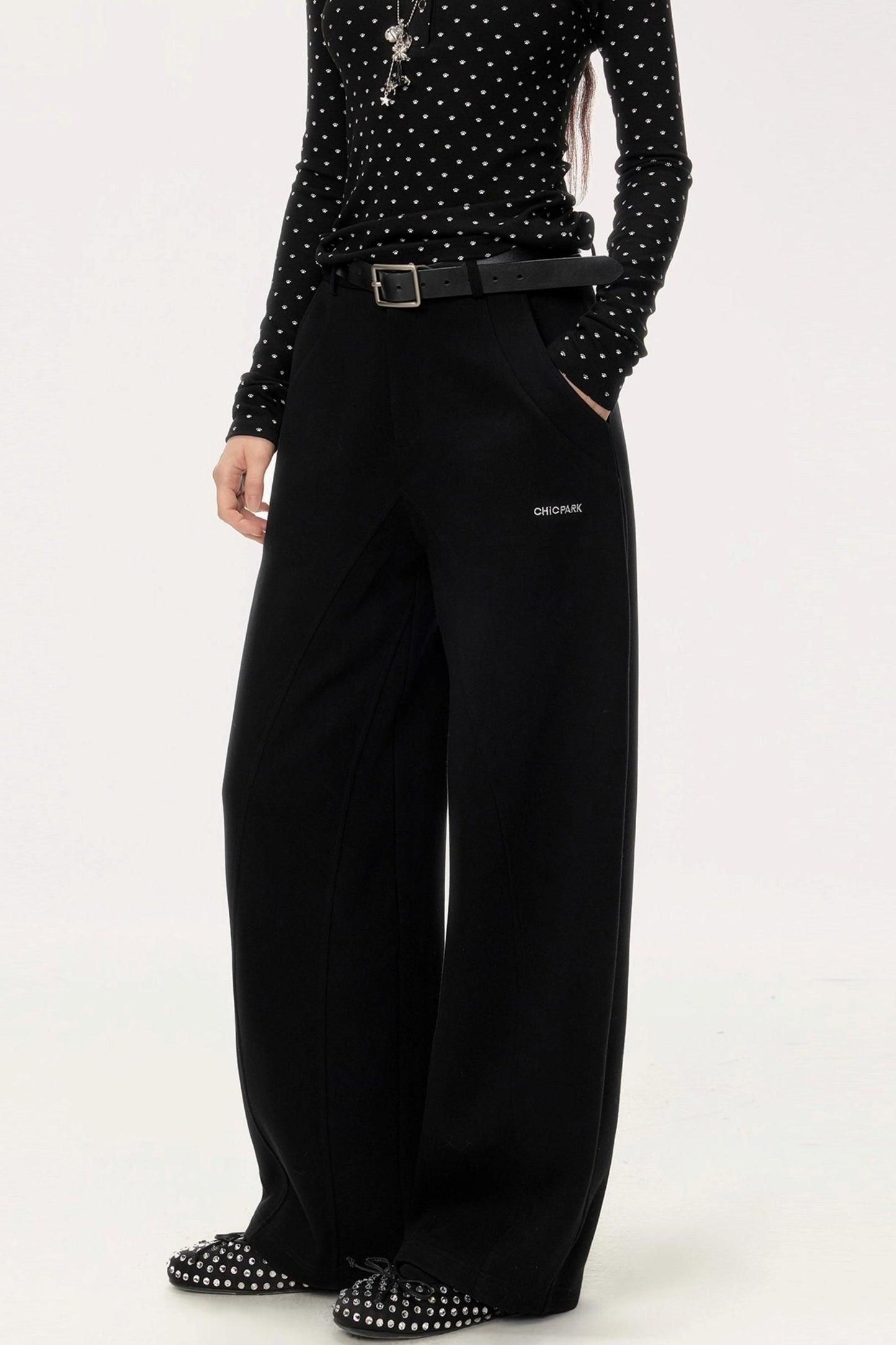 Scimitar Wide-Leg Pants