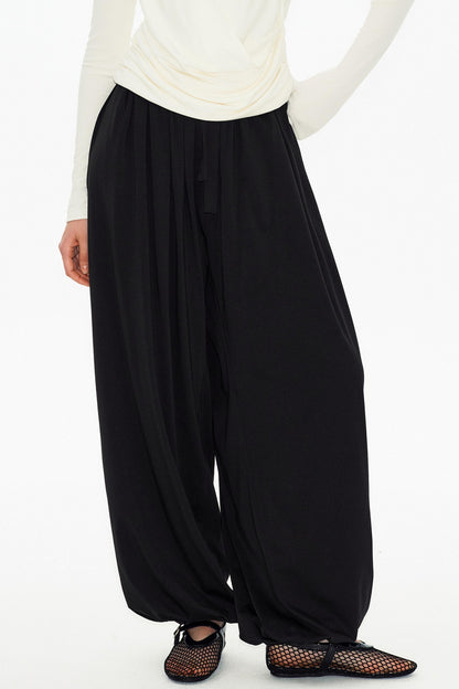 Hautfreundliche Drapierte Laternenhose