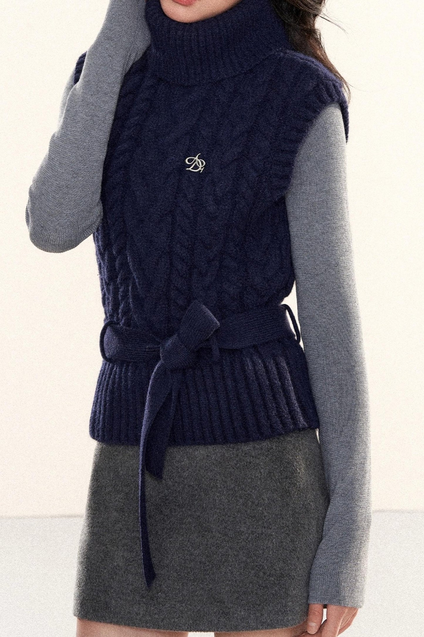 Vintage Cable Knit Vest