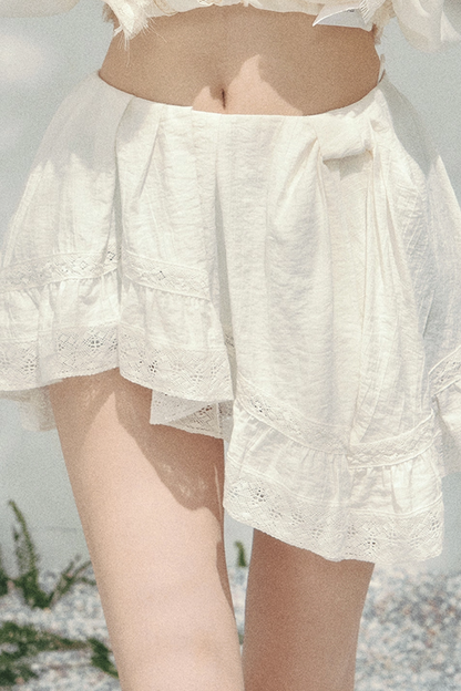 Ripples of Moonlight Lace Skirt