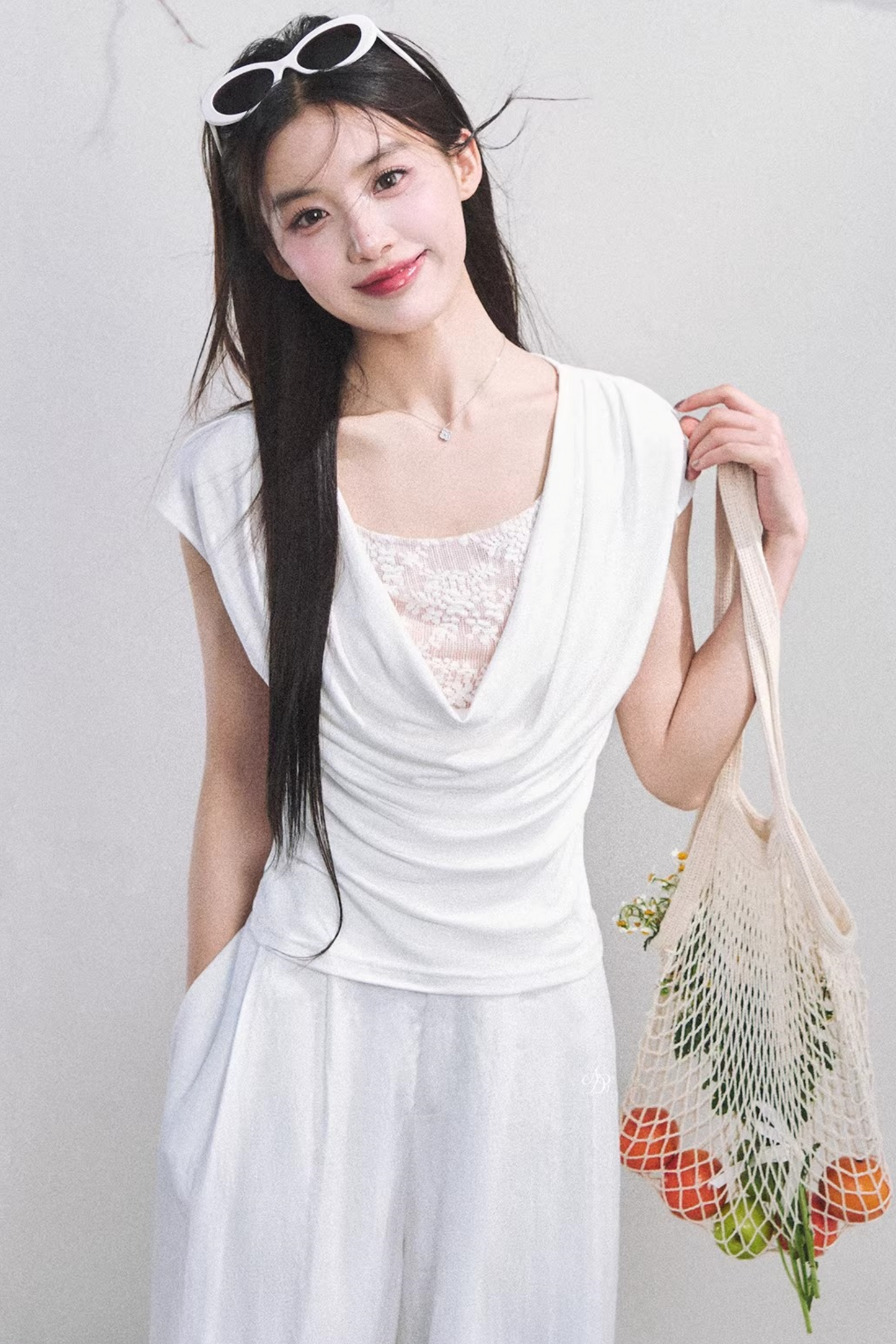 Lace Anti-Exposure Blouse
