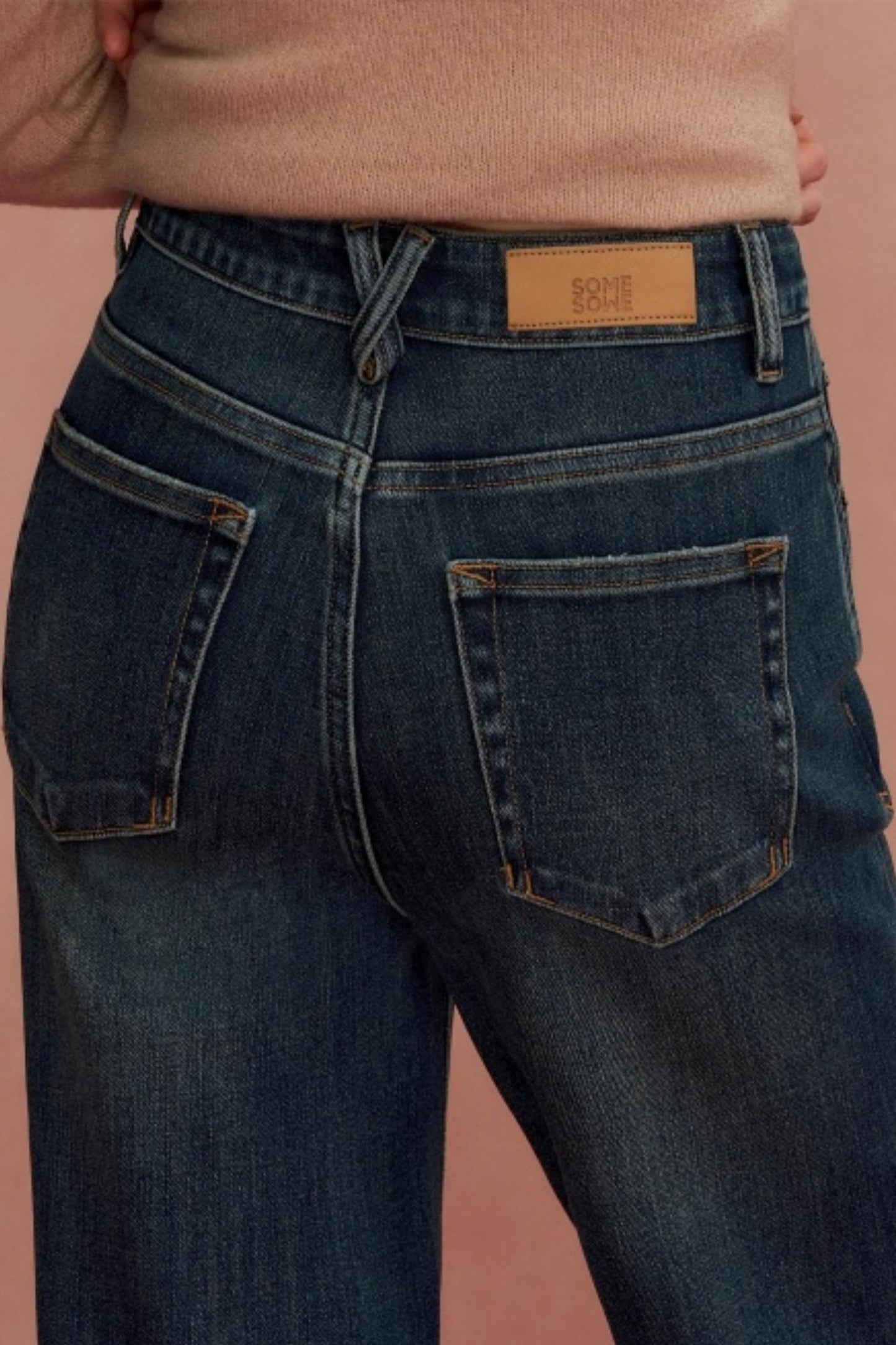 High-Waisted Stretchy Bootcut Jeans