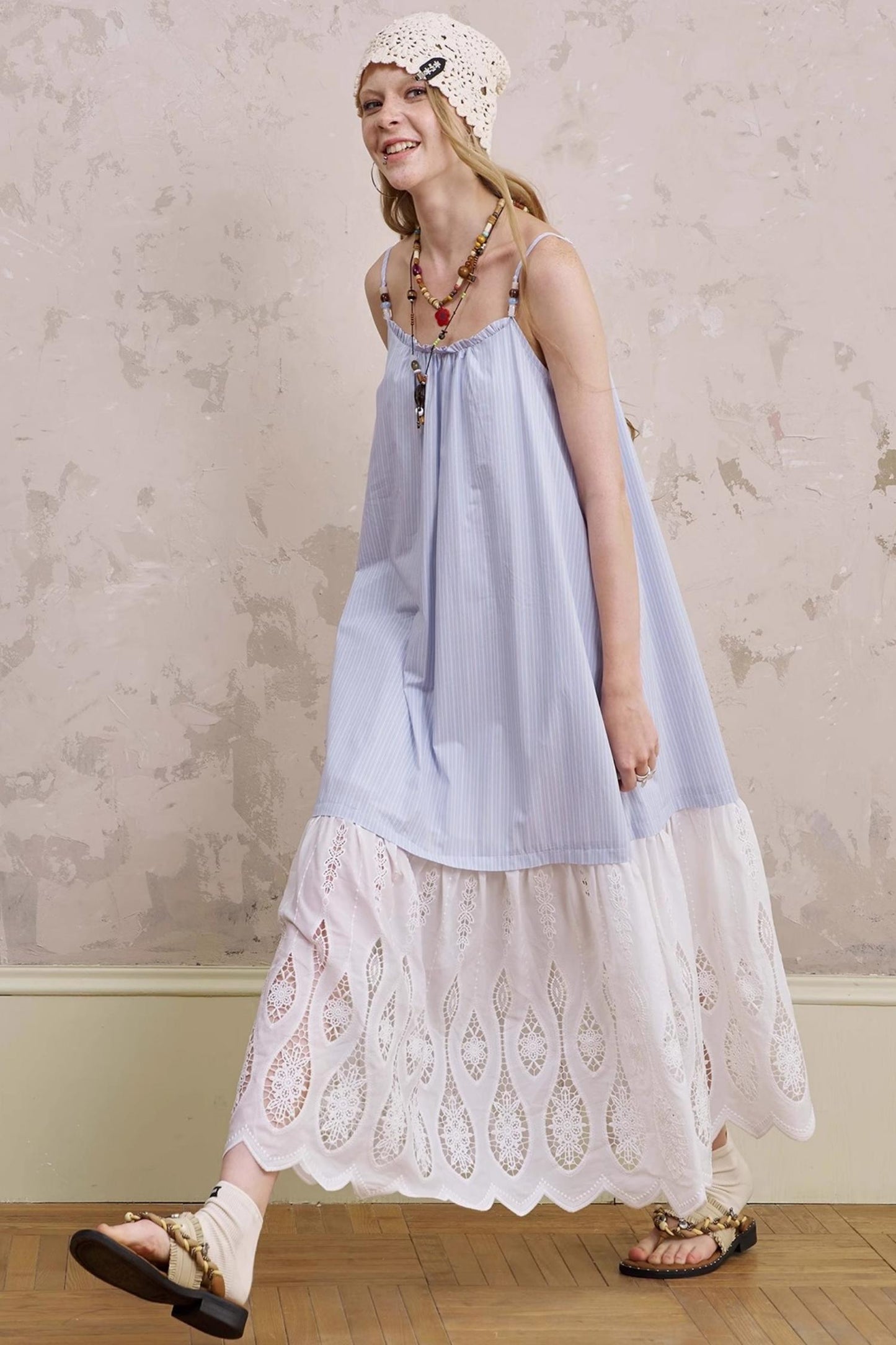 Textured Skirt Dress