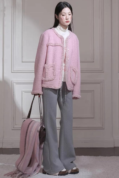 Velvet Cherry Apricot Blouse