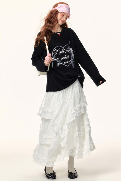 Color-Blocked Letter T-Shirt