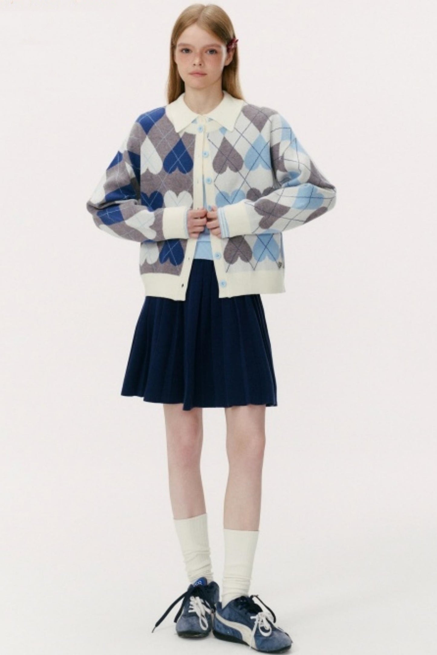 Vintage Diamond Plaid Sweater