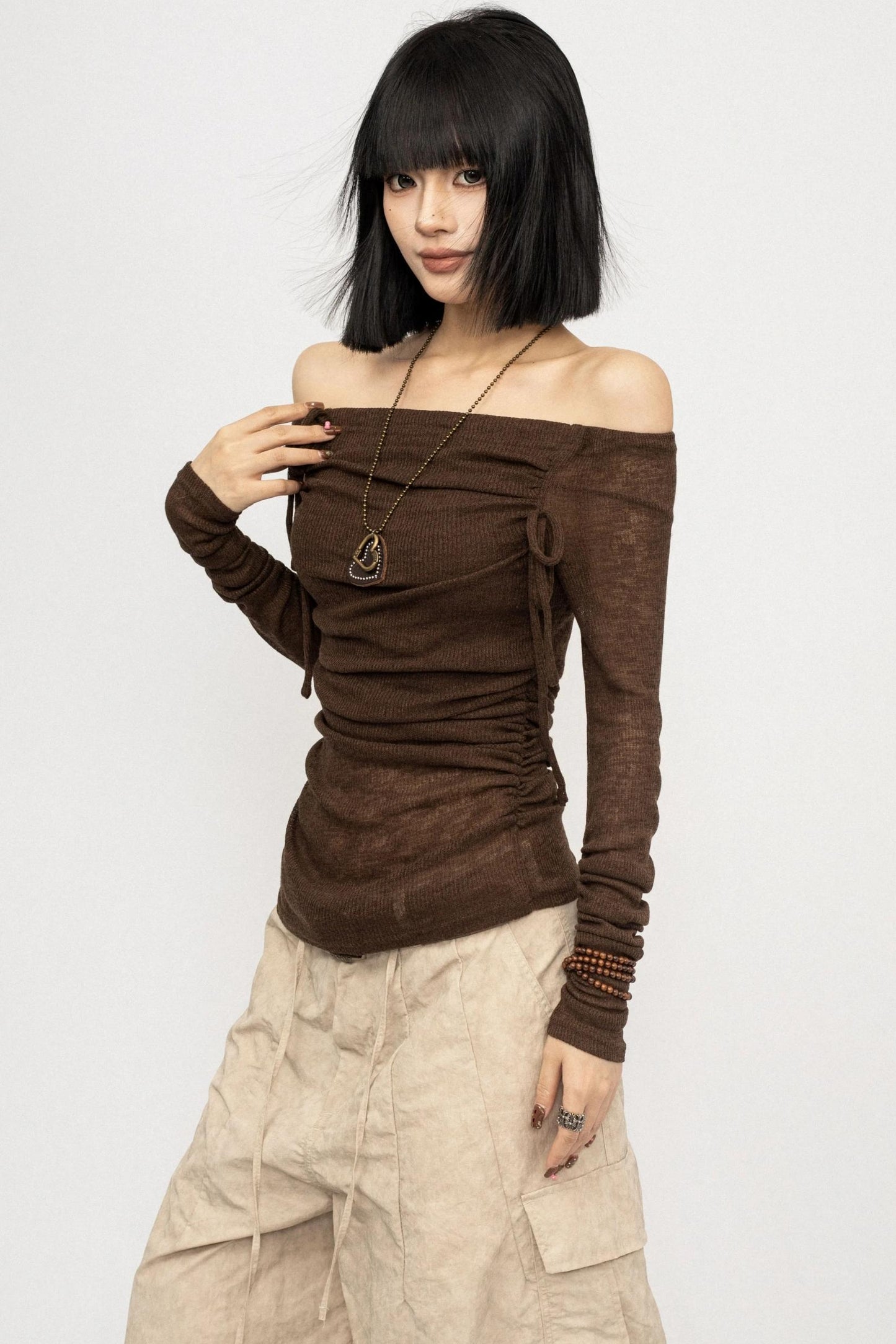 Autumn Retro Slanted Top