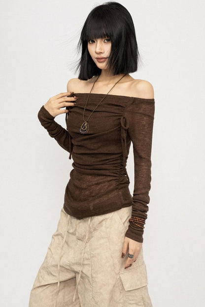 Autumn Retro Slanted Top