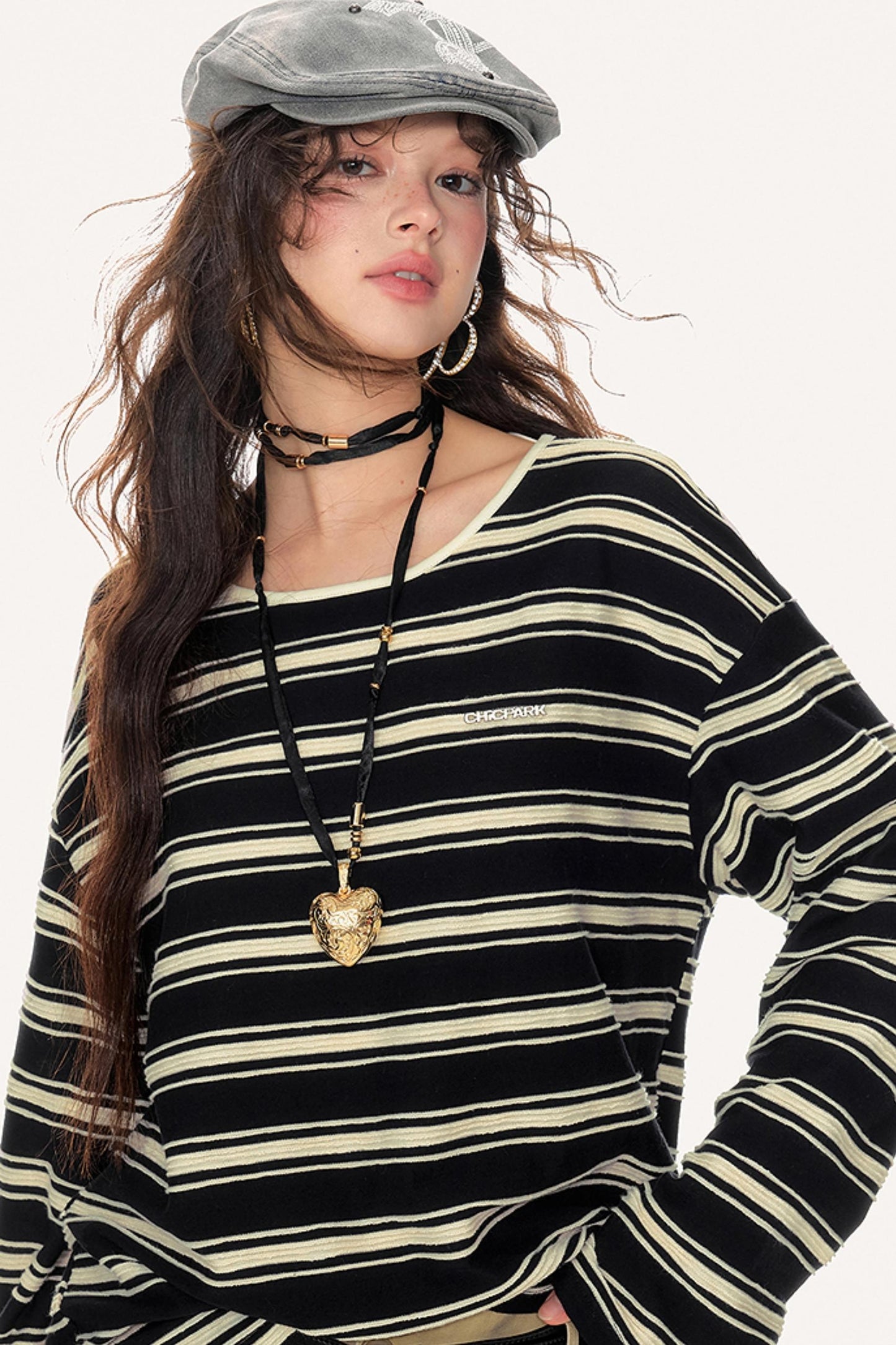 Striped Long Sleeve T-Shirt