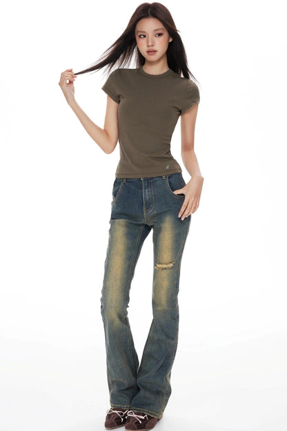 Knitted Slim Base Shirt