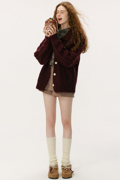 Vintage Cable Knit Sweater