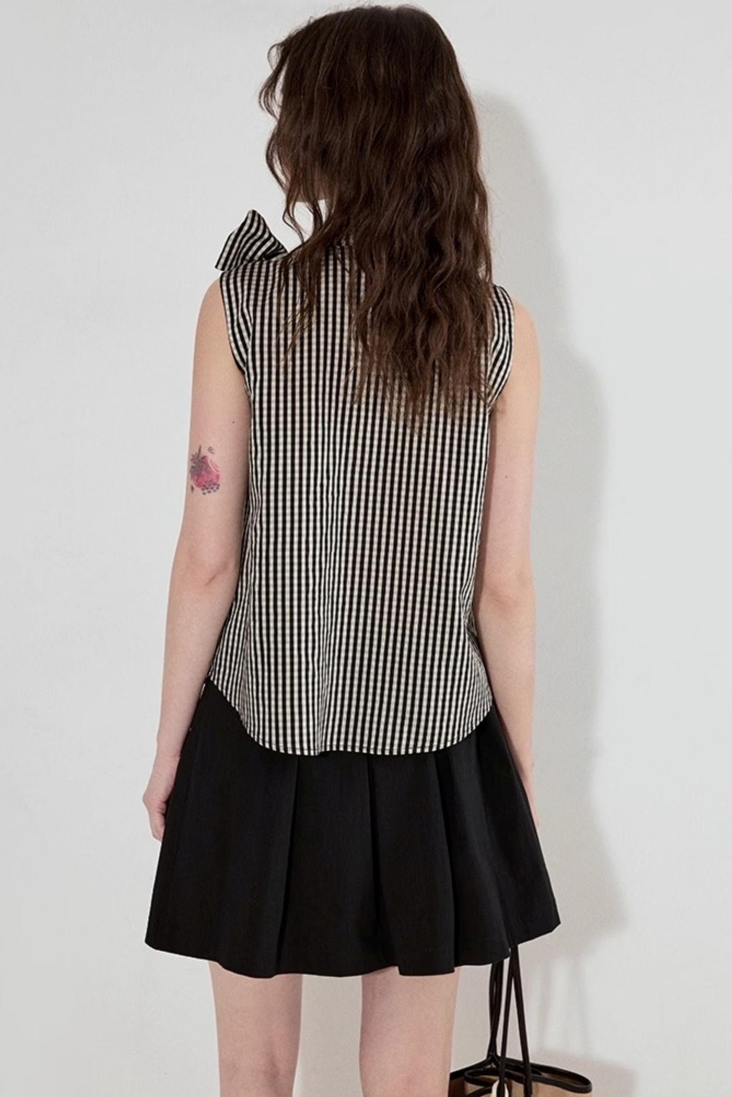 Plaid Sleeveless Top