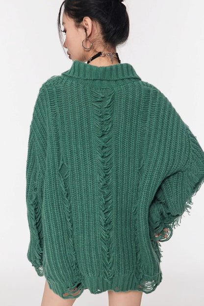 Soft Waxy Knit Sweater