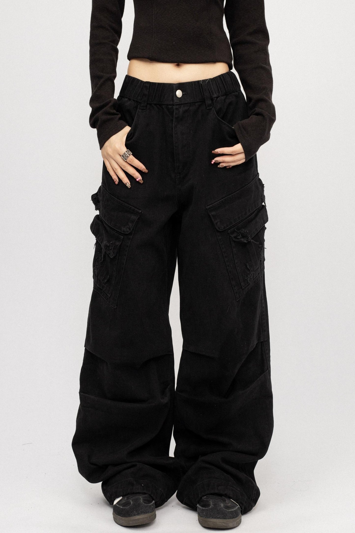 American Black Cargo Pants