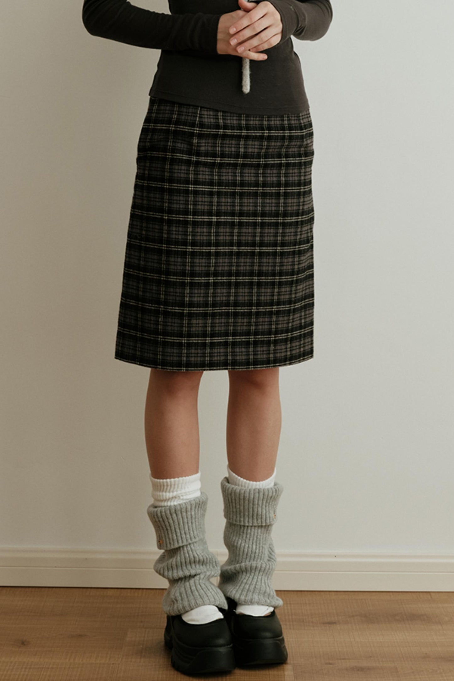 Gold Label Knitted Wool Blend Calf Sock Cover