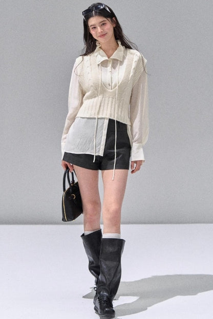 Gilet in maglia