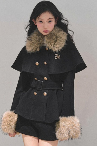 Winter Coat and Skirt Set-Up